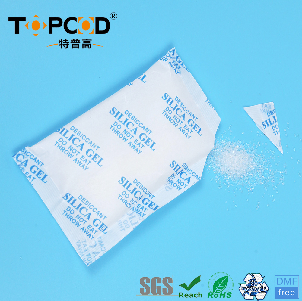 Perle de gel de silice blanche de qualité industrielle, 1 g, 1-3/2-4/3-5 mm, pour le contrôle de l'humidité