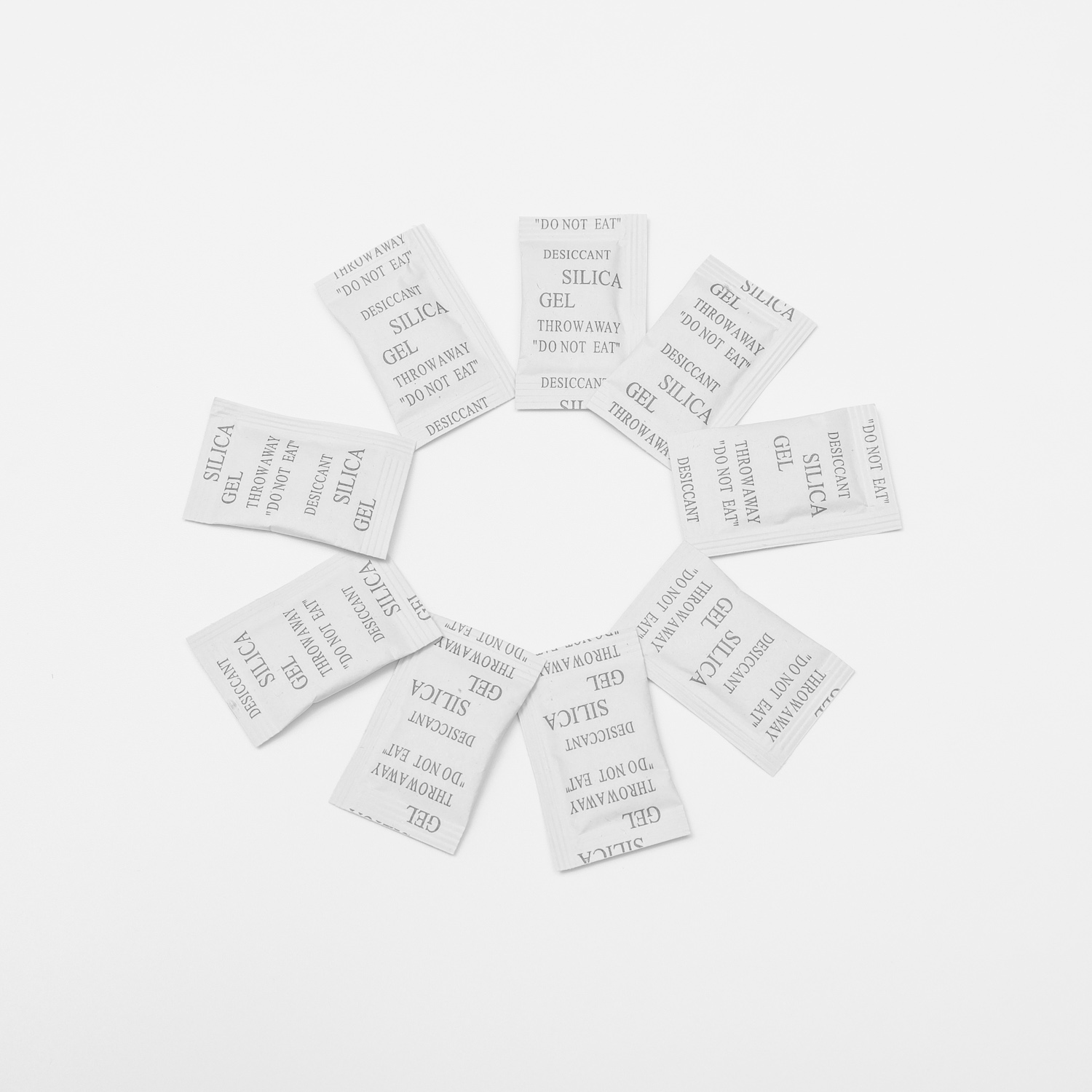 Déshydratants de gel de silice de qualité pharmaceutique 2g pour le séchage des pilules