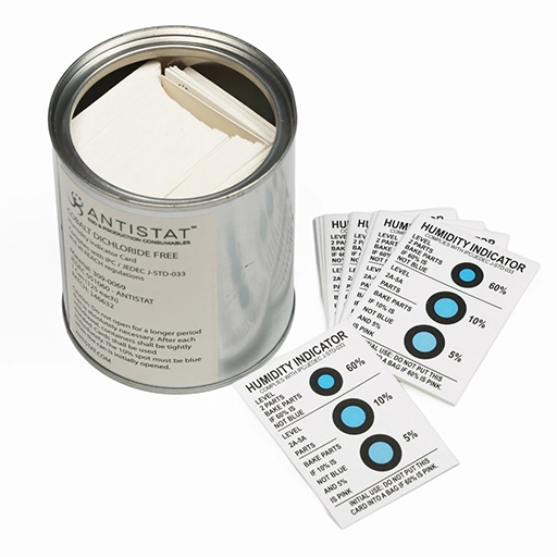 Cartes indicatrices d'humidité à 3 points, bleu cobalt gratuit à rose 