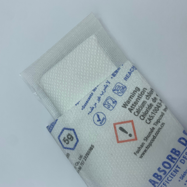 Déshydratant de chlorure de calcium solide 5 g pour absorber l'humidité