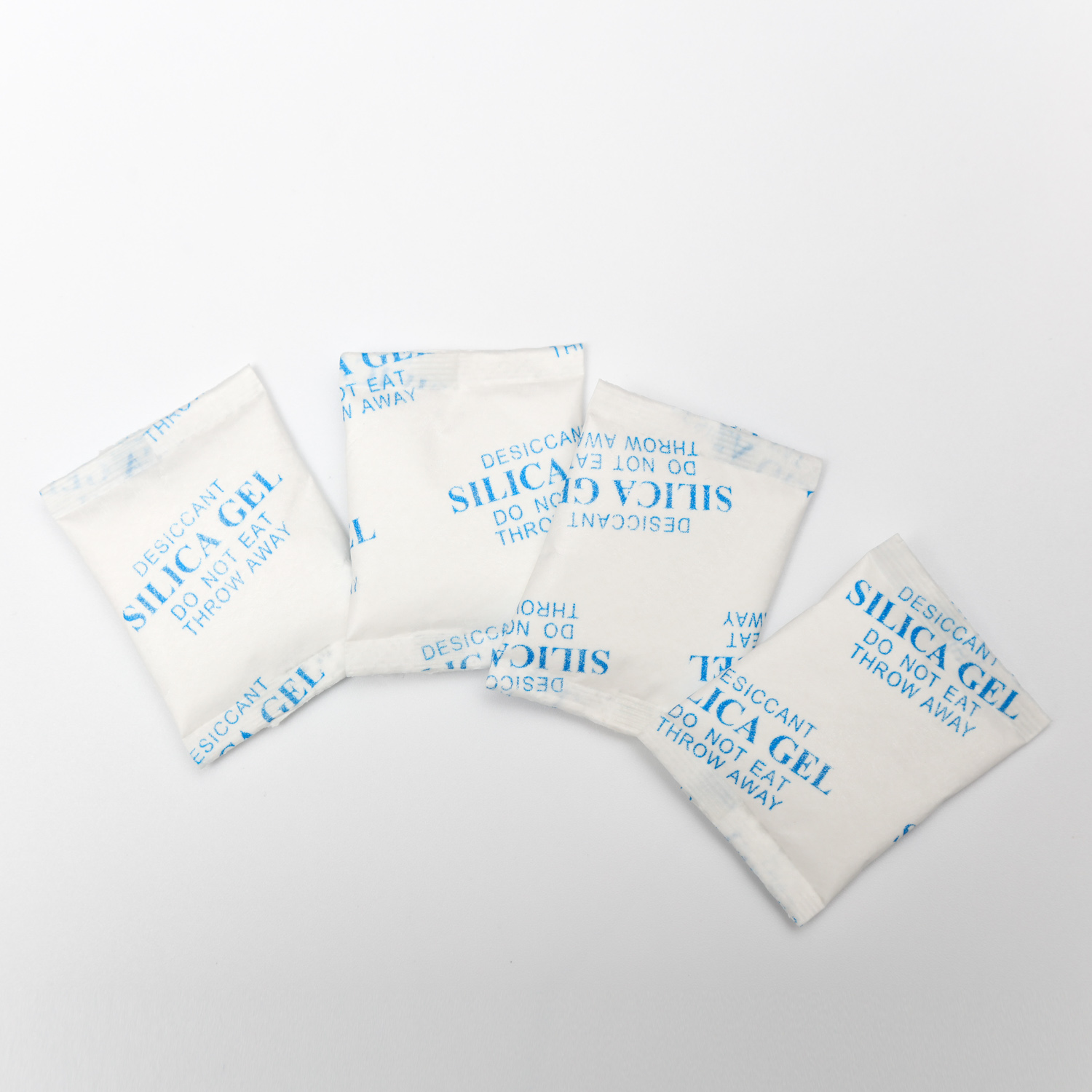 Paquets de déshydratants de gel de silice pour l'absorption d'humidité des emballages alimentaires